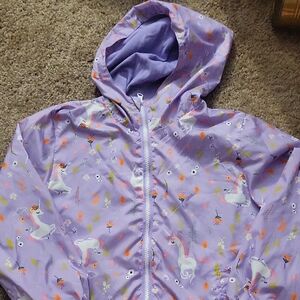 Top & Sky Kids Purple Floral Jacket